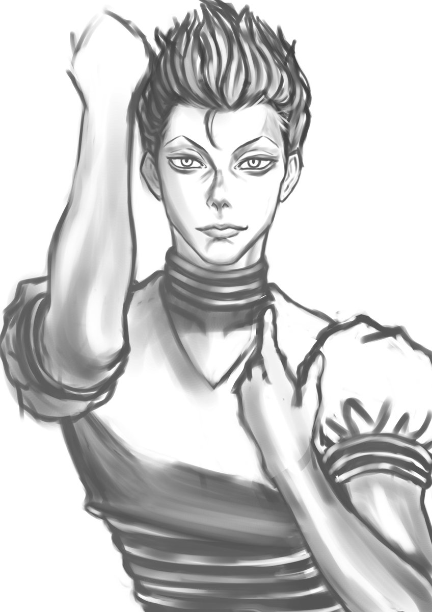 frizzery's tweet photo. Después de casi tres meses sin dibujar me han vuelto las ganas. Poco a poco iré subiendo mis cosas pero mucho más chill 💆
Como este Hisoka que no tiene manos ni que tendrá ❤️ https://t.co/wKUasWpZG0