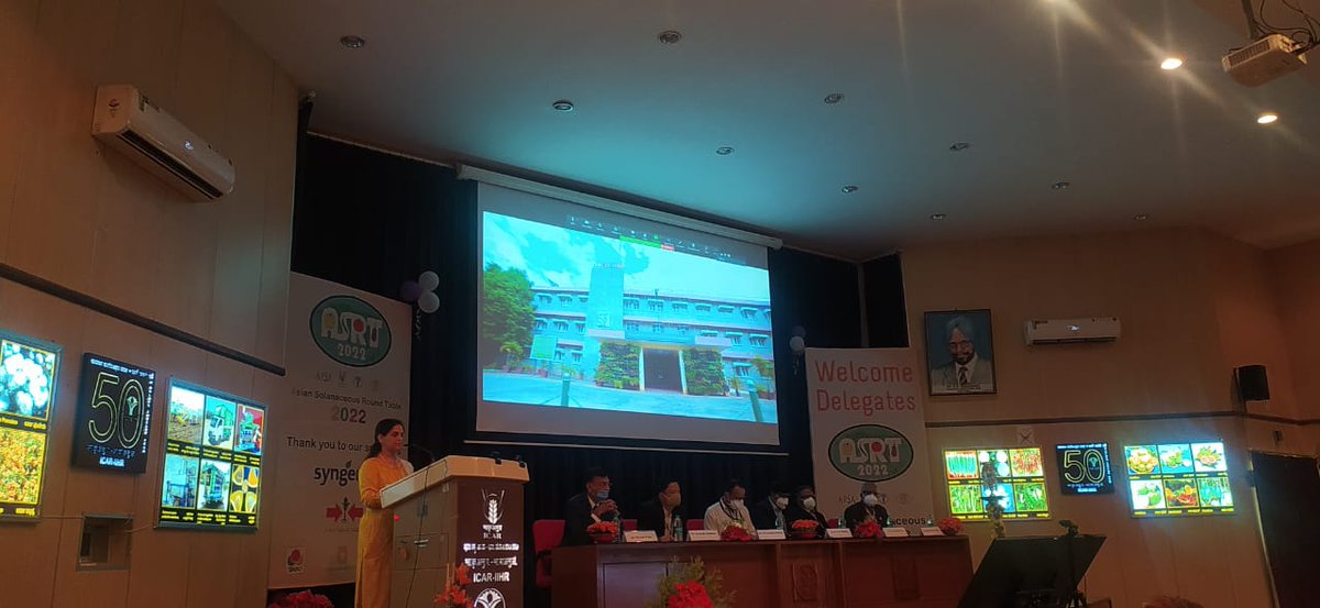 ICAR_IIHR's tweet photo. Asian #Solanaceous Round Table (#ASRT4) begins at
@ICAR_IIHR, Bengaluru.
@apsaseed @ICAR_IIHR @icarindia @AgriGoI https://t.co/bNxzwkiIUz