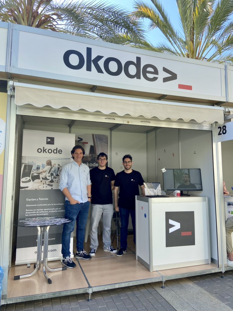 okode's tweet photo. Hoy y mañana estamos en el  #FOROE22 de la @UPV 
Te esperamos! ⚡️ #WeAreHiring https://t.co/CTQmnvScXS