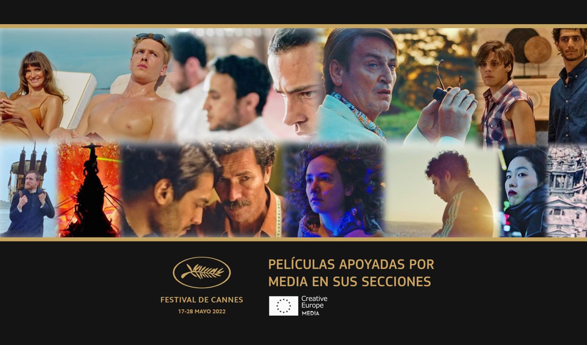 OficinaMEDIAEs's tweet photo. Festival de Cannes 2022: Descubre las películas apoyadas por @MEDIAprogEU 🇪🇺 que podrán verse en sus diferentes secciones.
Clic aquí > https://t.co/EjMP5rdJY5
@Festival_Cannes #Cannes2022 #MEDIA
#ProudToSupportTheBest https://t.co/b0EpWRixxU