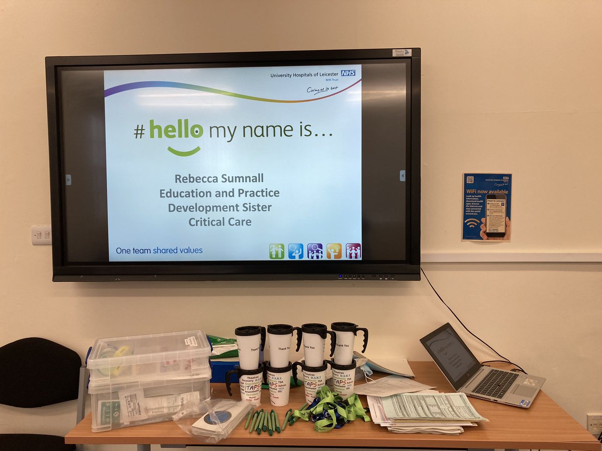ITUBecks's tweet photo. Ready to start Critical Care Induction Day and welcome some new nurses to #TeamITAPS @UHLSchoolN_M @JasonHofN @SharonWICU @JudeB86 @AicuLri https://t.co/a6HmvGMrZZ