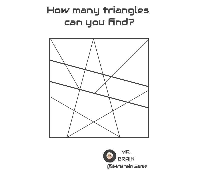 MrBrainGame's tweet photo. #triangles #puzzle #MrBrainGame https://t.co/pBLaXvMcqM