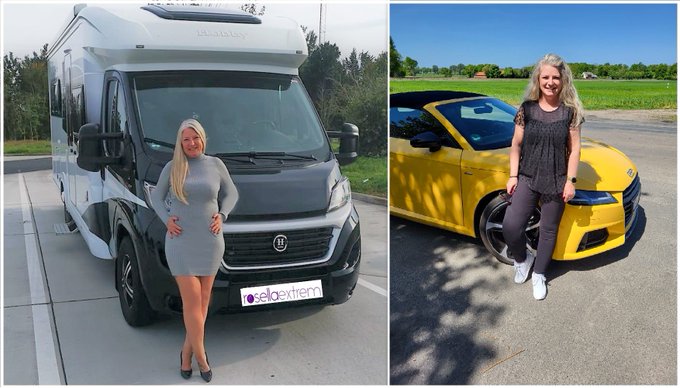 Hier seht ihr mich mit meinem kleinen und gro&szlig;en Baby! Bald geht es auf gro&szlig;e Fahrt zusammen mit meiner<a href="/tag/actress"class="tags"><span>#actress</span></a><a href="/tag/blonde"class="tags"><span>#blonde</span></a><a href="/tag/casting"class="tags"><span>#casting</span></a><a href="/tag/milf"class="tags"><span>#milf</span></a><a href="/tag/contentcreator"class="tags"><span>#contentcreator</span></a>