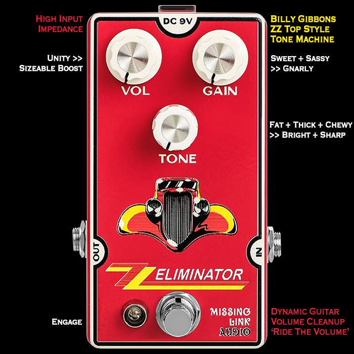 x_pedal's tweet photo. Missing Link Audio Releases Killer Billy Gibbons ZZ Top Style Tone Machine - The Eliminator Overdrive - https://t.co/eQcYLtLenW #missinglinkaudio #missinglinkaudioeliminator #eliminatoroverdrive #billygibbons #zztop #fuzzydrive #overdrivepedal #guitarpedalx https://t.co/QVSBPYFEQs