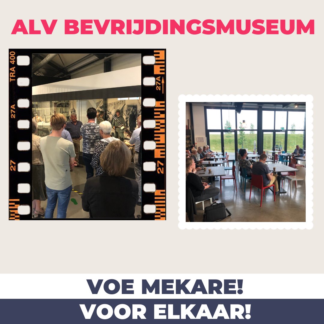 ALV BEVRIJDINGSMUSEUM

Afgelopen maandag vond onze ALV (algemene ledenvergadering) weer plaats.

Na het formele gedeelte werden we door Kees Traas rond geleid in het bevrijdingsmuseum. Een indrukwekkende avond. 

#voemekare💪🏻💚