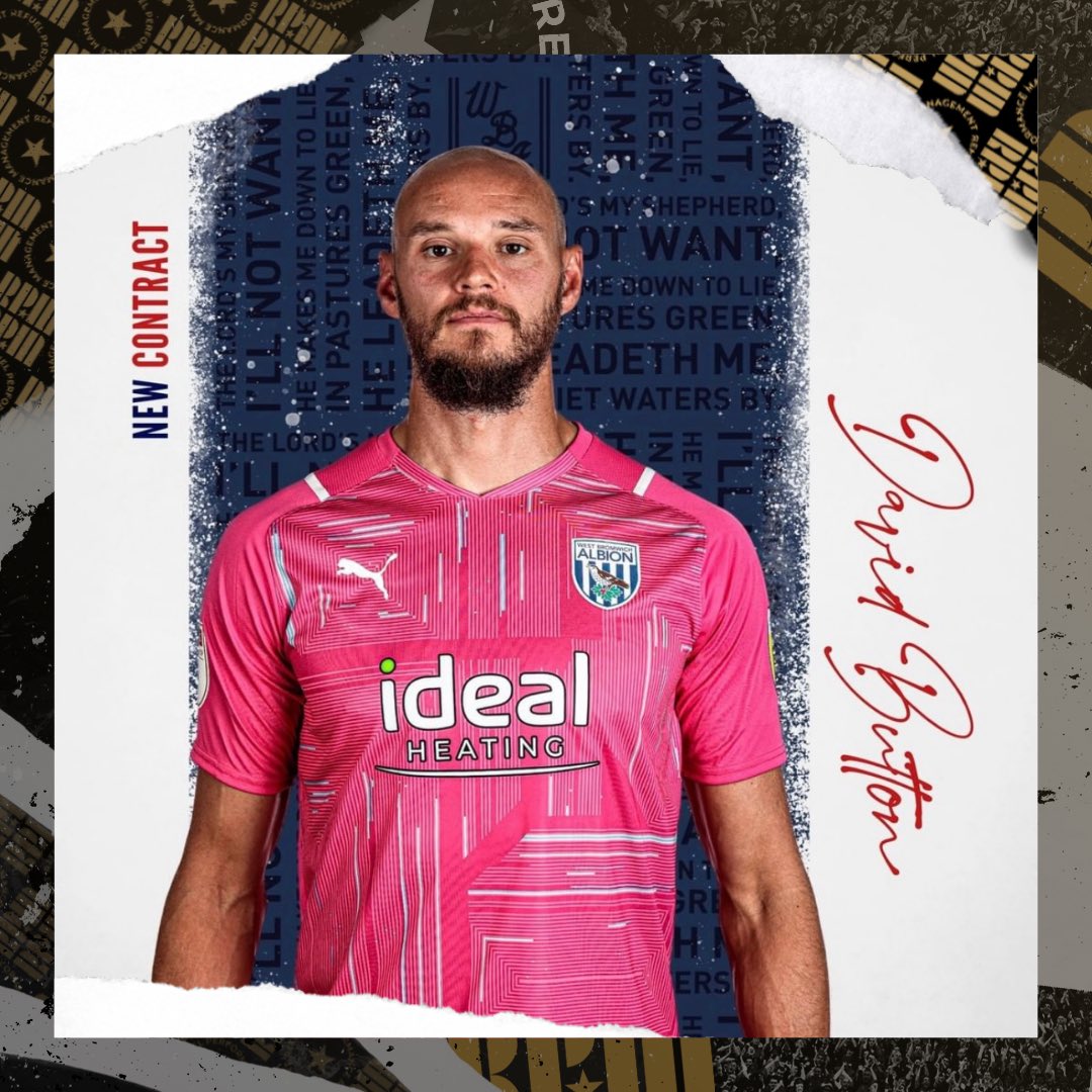 RefuelPM's tweet photo. Congratulations on the new deal Butts! The @WBA stopper extends his stay at the Hawthorns through 2024. 🤝 https://t.co/JfRe6rCywK