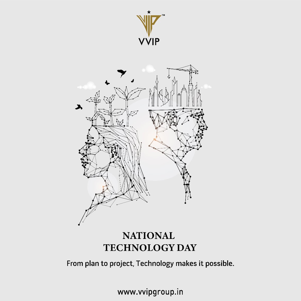 vvipspaces_in's tweet photo. Technology is what empowers our innovation! This National Technology Day, let’s celebrate the power which can change the world.
.
.
.
#NationalTechnologyDay #NationalTechnologyDay2022 #TechnologyDay #technology #Innovation #VVIP #VVIPGroup #RealEstate #RealEstateIndia https://t.co/zFE2C9TsU1