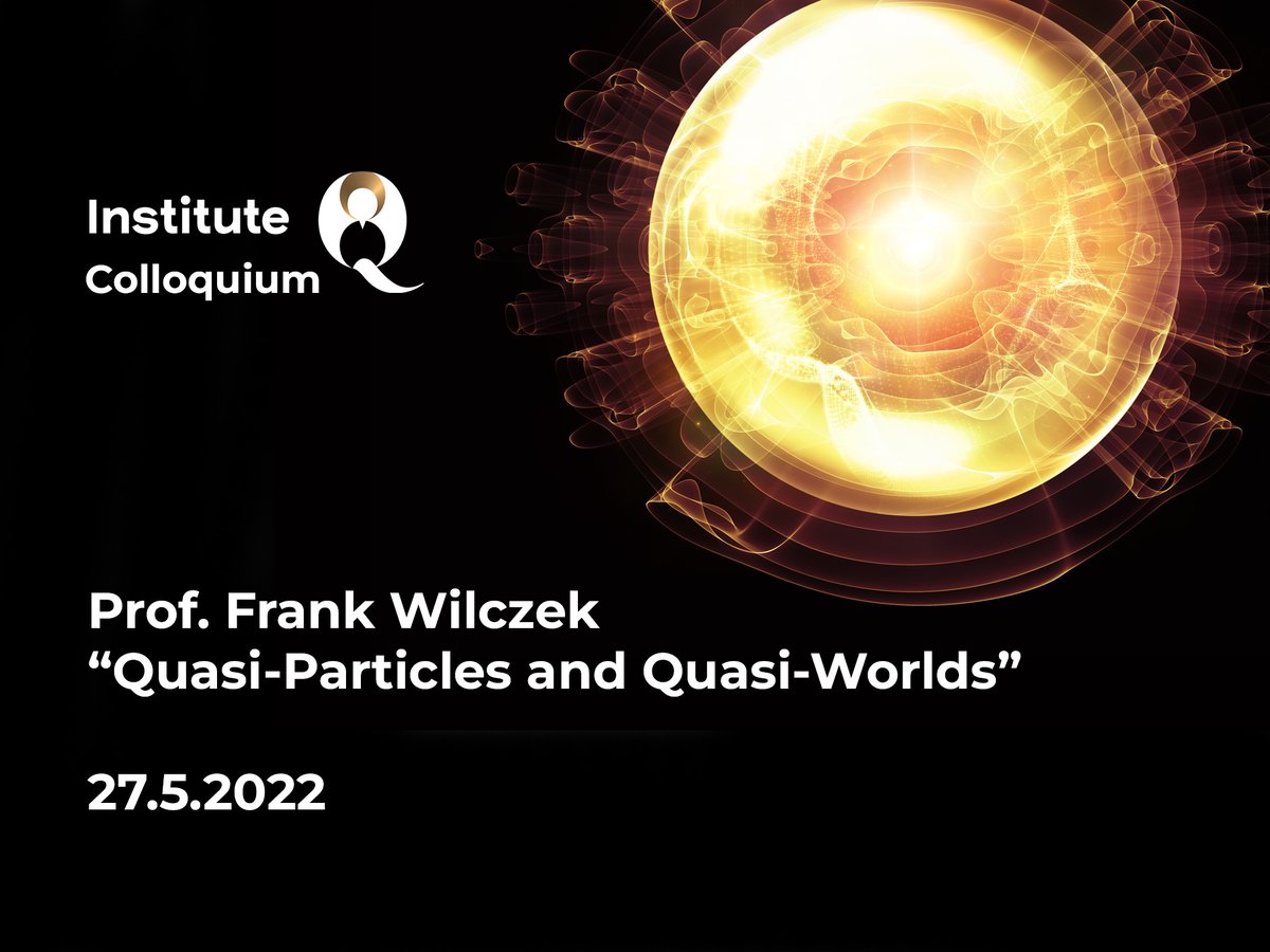 institute_q's tweet image. Nobel Laureate, professor Frank Wilczek gives a talk at Aalto University as part of InstituteQ&apos;s first Colloquium of 2022! Sign up below for on-site or online participation. #Quantum #QuasiParticles

aalto.fi/en/events/inst…

@AaltoUniversity 
@FrankWilczek