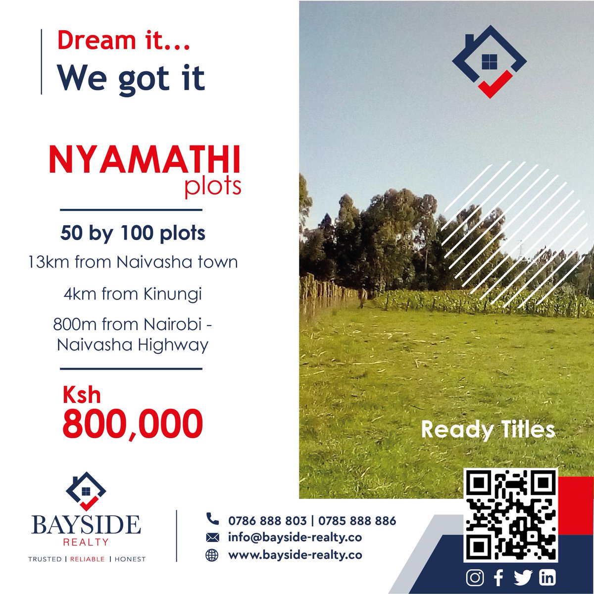 BaysideLtd's tweet photo. Find | Visit | #Invest
We have the following #properties ready for you to #invest in.
Browse through, contact us for a site visit and make an #investment, with ready #title, flexible #paymentplans and #financingoptions
+254 786888803 | 780888090
https://t.co/vuzwDJp64O https://t.co/biYDKoXzhB