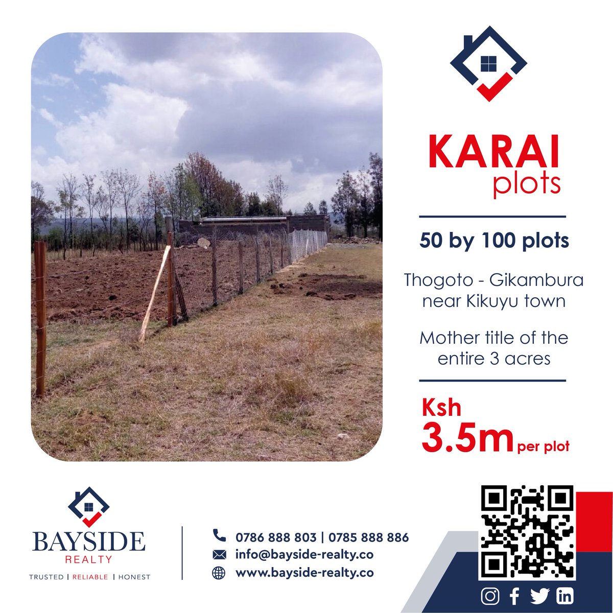 BaysideLtd's tweet photo. Find | Visit | #Invest
We have the following #properties ready for you to #invest in.
Browse through, contact us for a site visit and make an #investment, with ready #title, flexible #paymentplans and #financingoptions
+254 786888803 | 780888090
https://t.co/vuzwDJp64O https://t.co/biYDKoXzhB