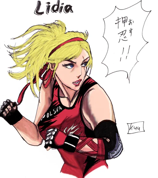#格ゲーキャラ描こうぜ #Tekken7 #Lidia
#リディア・ソビエスカ
✨いいね&RTありがとうございます☺️🎵
今日もお疲れ様でした🍹✨💤

🎨今朝のクイックマッチ相手のリディアをモデルに描きました♪ 