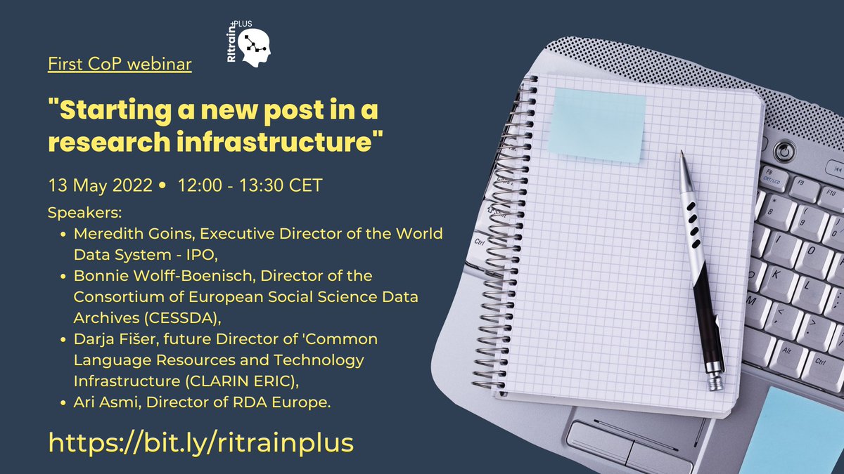 Irena_VB's tweet photo. Check the CoP for managers and operators of #RI and #CF in @RItrainPlus. What kind of skills and knowledge you need to secure a managerial position in a RI? Let's discuss https://t.co/fYWZTOvzfF
@unimib @LavitranoML #ESMRI @CESSDA_data @RDA_Europe, @CLARINERIC, @ISC_WDS https://t.co/ngvoyLvYqe