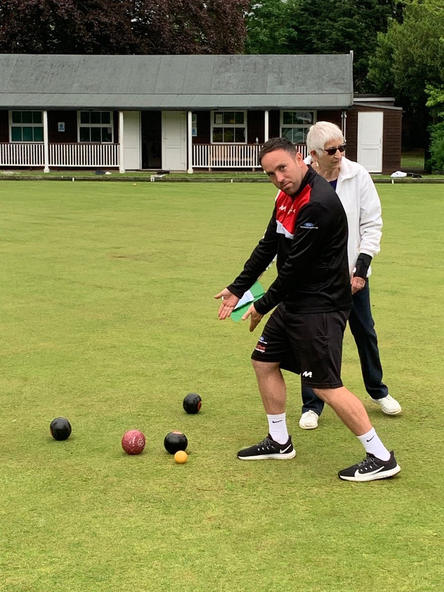 Active_Trow's tweet photo. The highs and lows of lawn green bowls. Our thanks to our new friends at Trowbridge Town Bowls the team really enjoyed learning a new sport from you. Its a great game for all ages and we can't wait to share it with the children we coach! https://t.co/kzqqv6HiIl