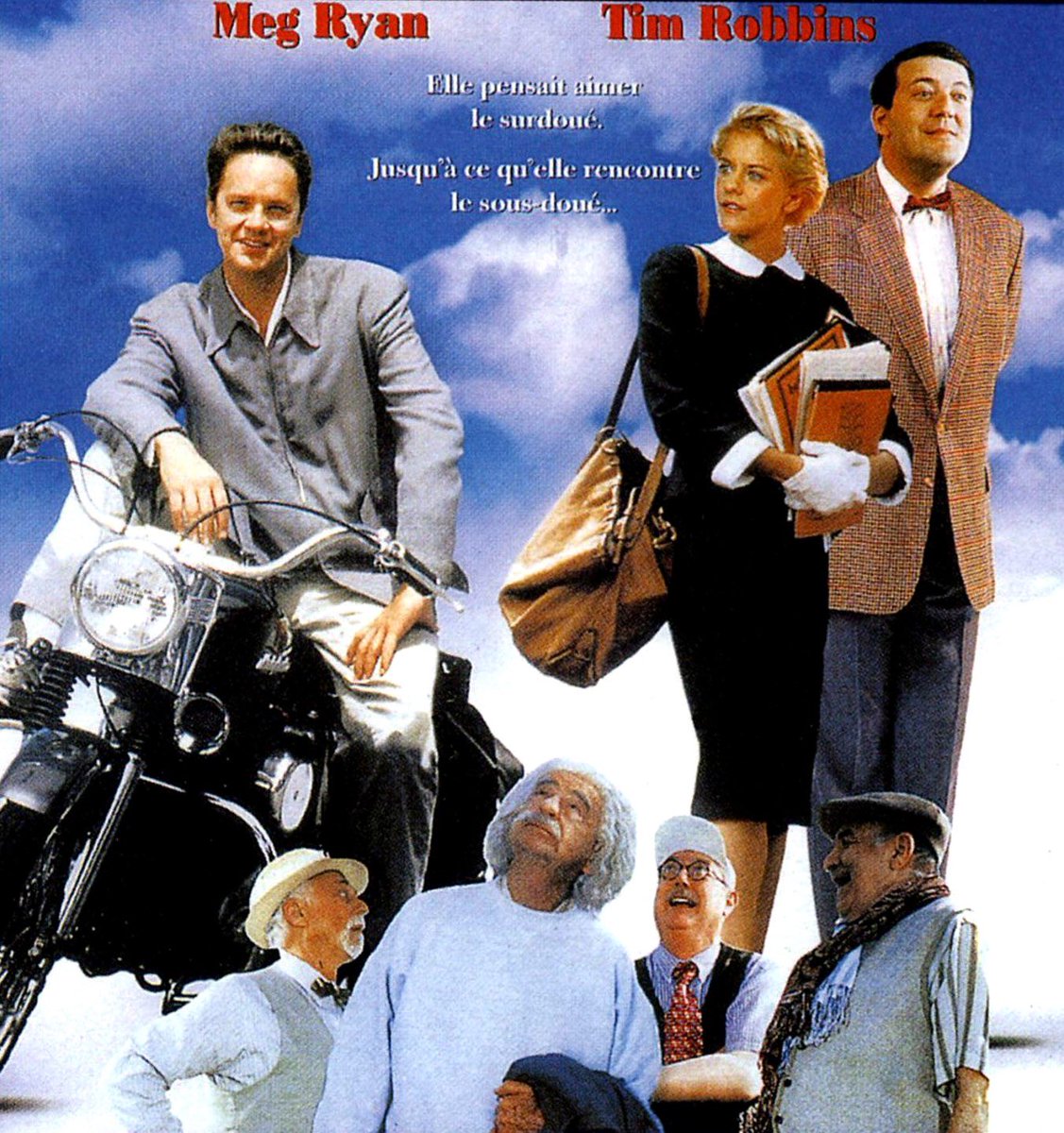 turtlegraphics's tweet image. Grading #historyofmath hwk while watching “IQ.”  Kurt Gödel played for laughs.  Zeno’s paradox as flirtation. Next time, I’ll require it on the syllabus.