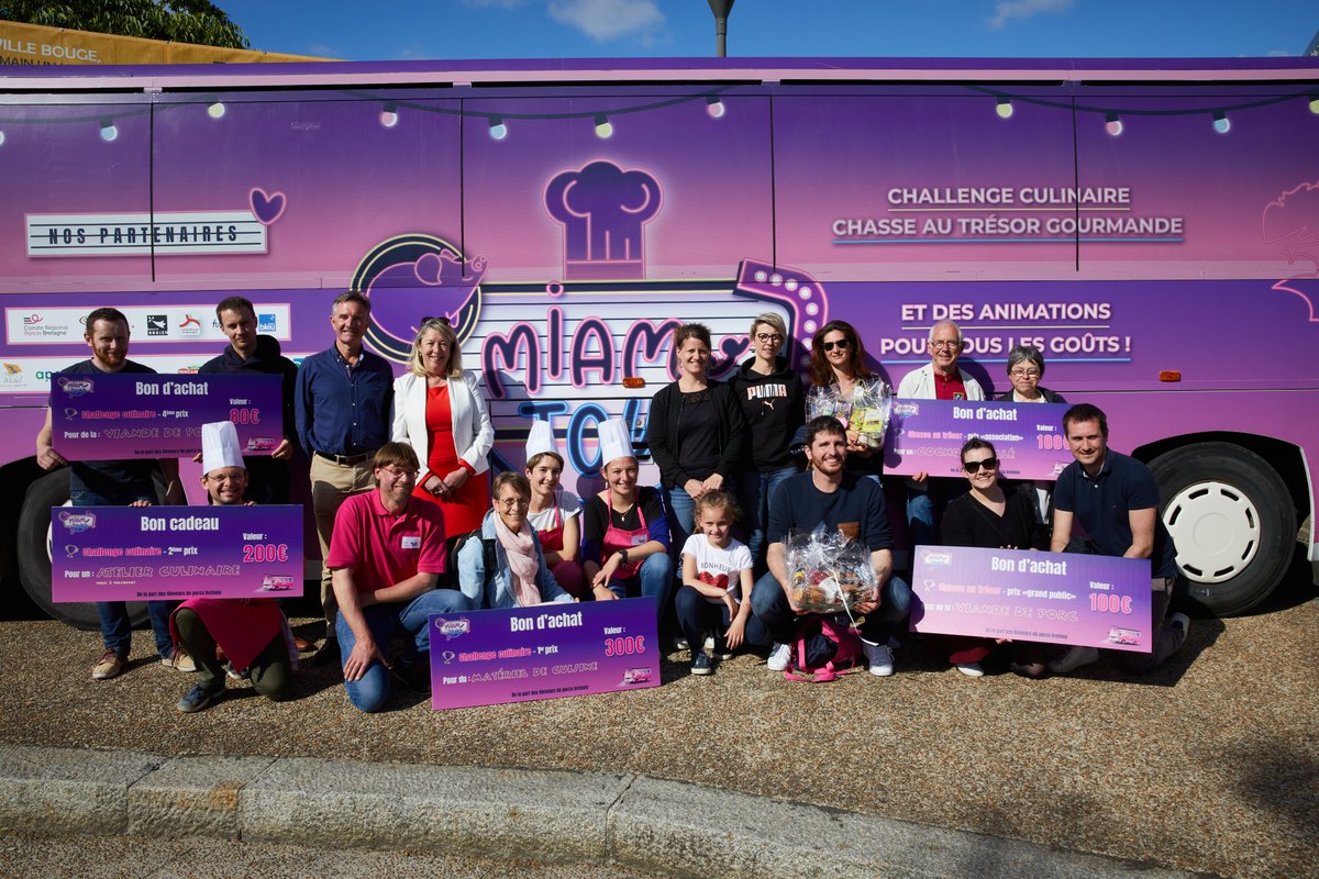 Le Miam Tour c'est parti ! Un lancement à Fougères sous le soleil, une équipe d'organisation et de bénévoles motivée, des participants au taquet et un grand public ravi ! Merci à toutes et tous ! Rdv  à Pontivy samedi prochain pour la 2ème étape #MiamTour