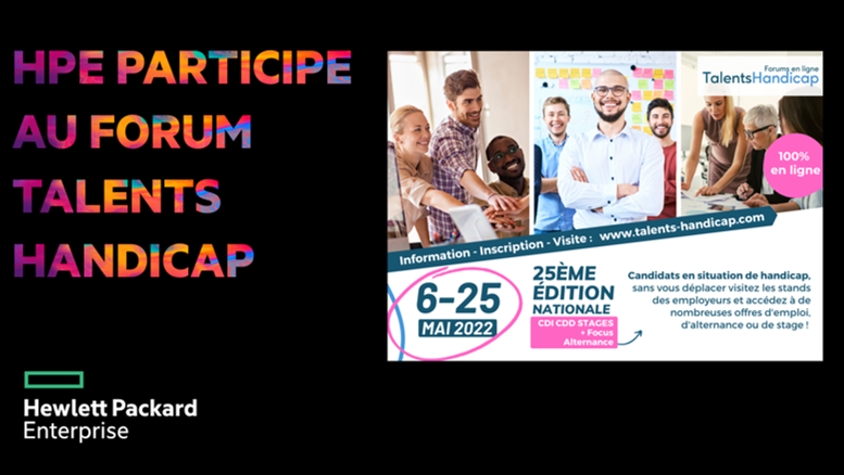 HPE_Careers's tweet photo. HPE France is participating in the 25th edition of the Disabled Talent Online Career Fair focused on apprenticeships from May 6th to 25th. Our team welcome you to our virtual booth: https://t.co/Tyes0rwvu7 💻We hope to see you there!

#HPECareers #WeAreHPE
https://t.co/Dj7YRta2KN https://t.co/ca2Y0Dm2mI