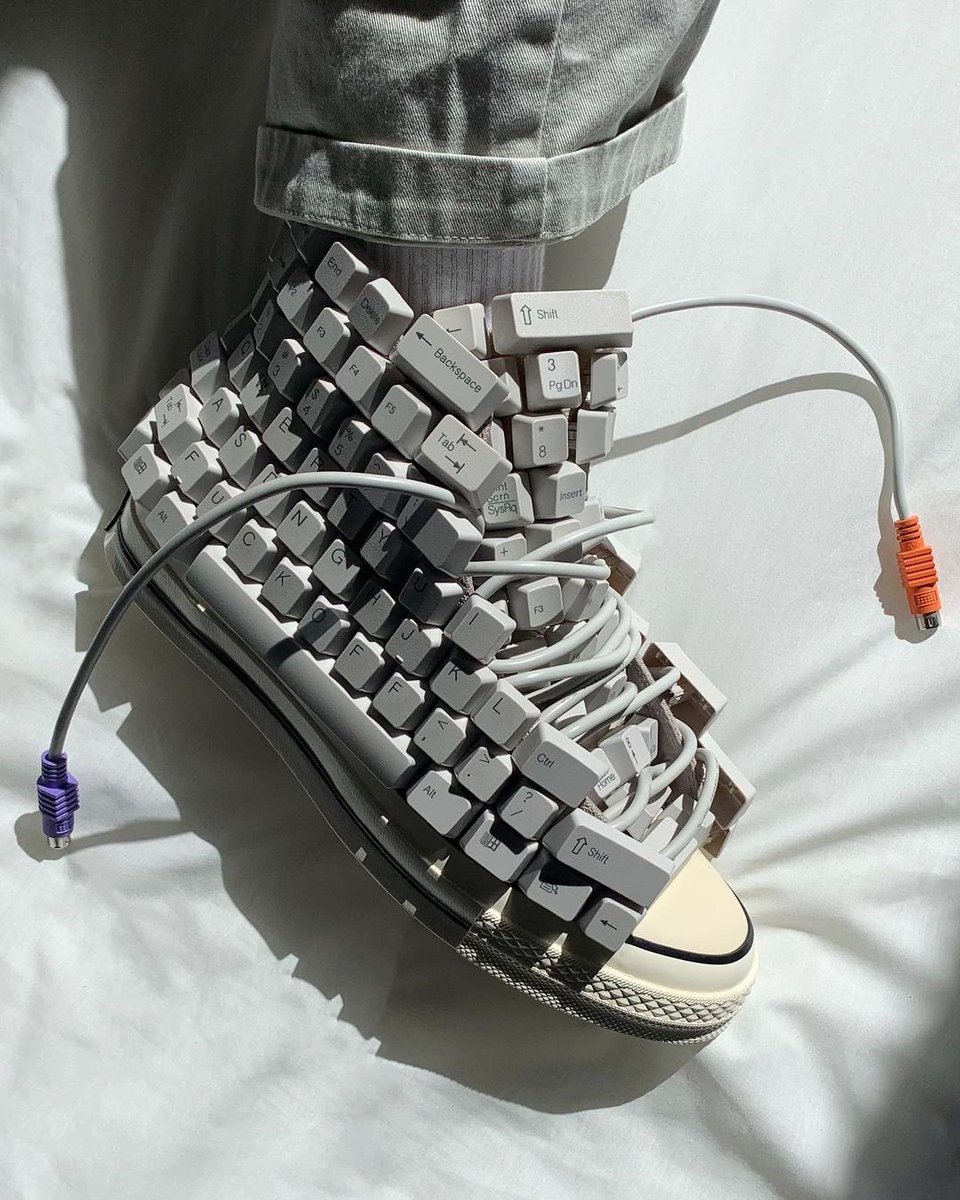 Keyboard sneaker by Casen Sullivan ⌨️