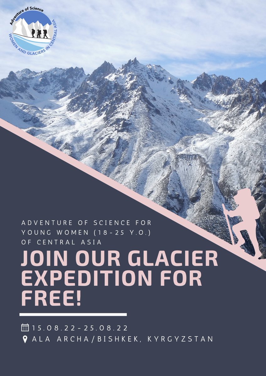ige_aos's tweet photo. Want to be inspired by #science #art and explore #wilderness? Join our upcoming glacier expedition in Central Asia! Apply now!

https://t.co/onbvCRCFOq

#InspiringGirls #GirlsOnIce https://t.co/70kq6ZmVem