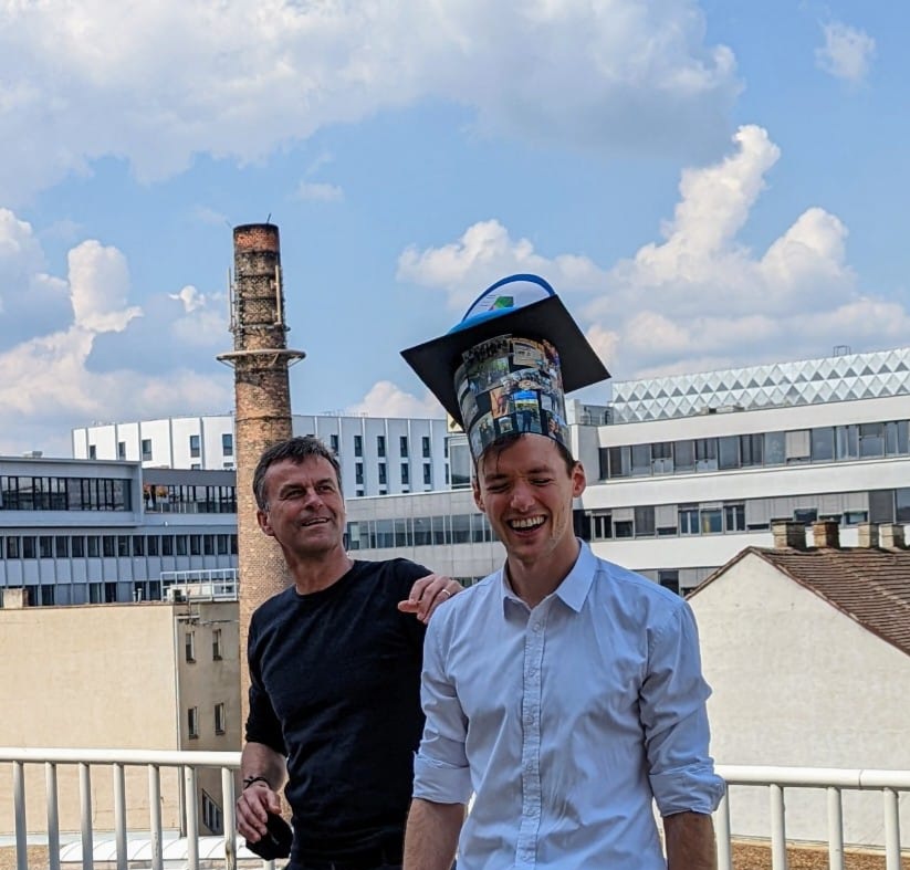 BOKU HyWa (@boku_hywa) on Twitter photo Congratulations to our colleague Dr. <a href="/FeiglMoritz/">Moritz Feigl</a> on the very successful completion of his PhD 🎓 on 'Machine Learning in Hydrological Modeling'. He certainly defined new pathways in research. Congratulations to our colleague Dr. <a href="/FeiglMoritz/">Moritz Feigl</a> on the very successful completion of his PhD 🎓 on 'Machine Learning in Hydrological Modeling'. He certainly defined new pathways in research.