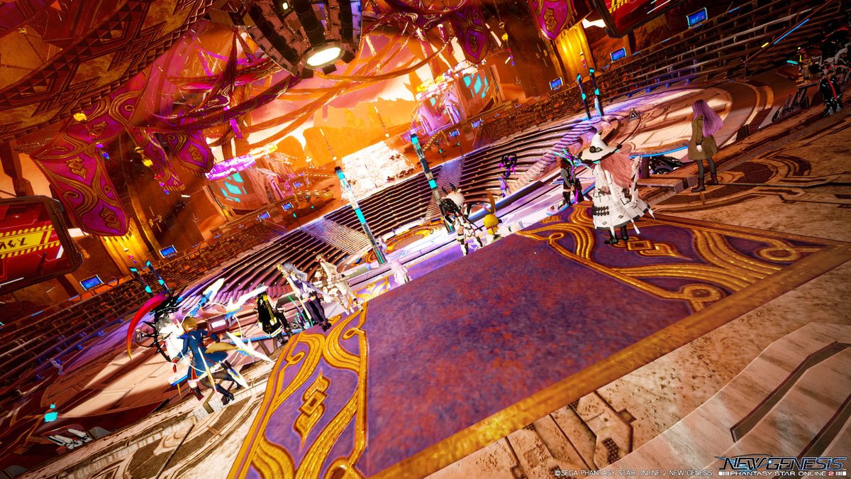 Ilias_PSO2's tweet image. 撮り貯めたSSを放出する。
この前の日曜日に開催されたアーム堀集合後のSS
#PSO2NGS
#PSO2NGS_SS 
#メンテの日なのでssを貼る