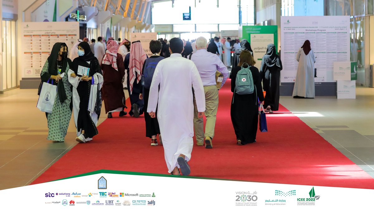 icee_sa's tweet photo. اليوم الختامي لـ #المؤتمر_والمعرض_الدولي_للتعليم يشهد توافد أعداد كبيرة من الزوار.

يستمر معرض التعليم حتى الساعة 9:00 ليلًا في مركز الرياض الدولي للمؤتمرات والمعارض.

#ICEE2022
https://t.co/2HHp95EOtP https://t.co/ankOiz1qZJ