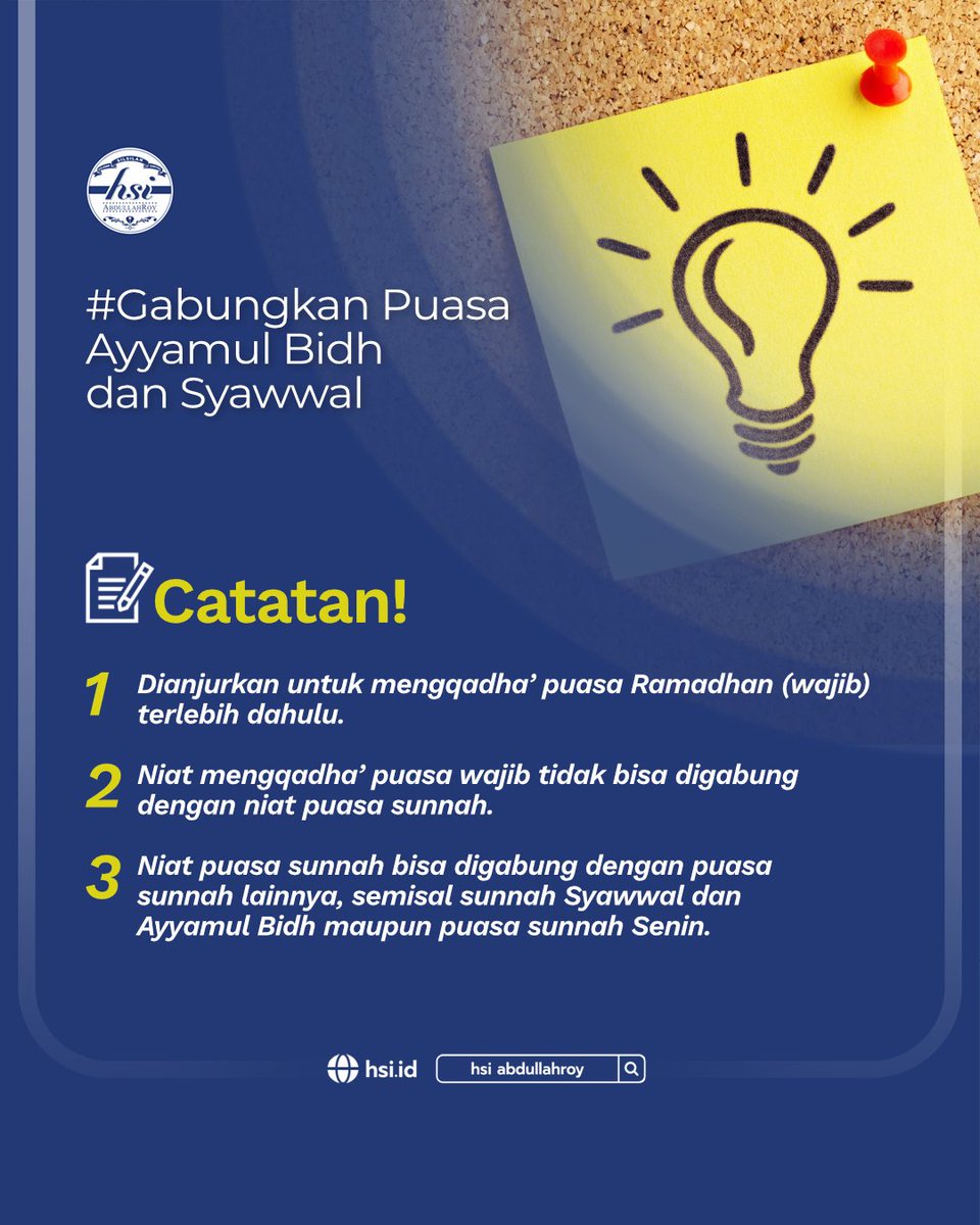 hsiabdullahroy's tweet photo. Gabungkanlah Puasa Ayyamul Bidh &amp; Syawal 

Selengkapnya di https://t.co/1AGekBqXv1 https://t.co/KStSqN3Tyj