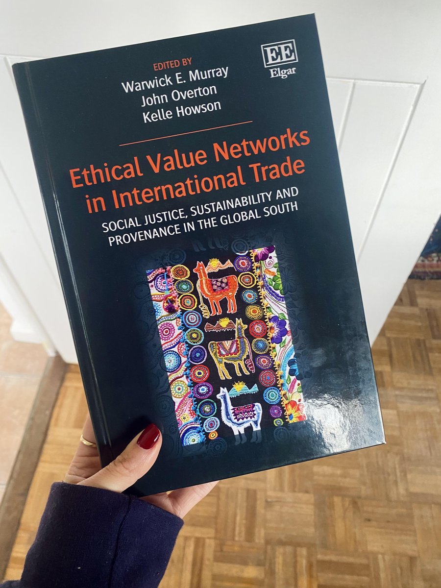 kellehowson's tweet photo. A bit of excitement for the week. Our book based in part on my PhD research arrived! Edited with @WarwickMurray and John Overton. @Elgarpublishing 1/4 https://t.co/vobBnPursN