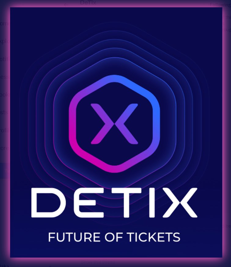 DeTix_DAO's tweet photo. Welcome to DeTix! The future of tickets!

Welcome to all our new followers! Thank you for the love! More updates soon with our launch coming up we about get busy and more active soon!

We will announce an AMA date next soon !

#detix #nft #ticket #NFTCollection #NFTProject #ama https://t.co/LWdJ5NAy0T