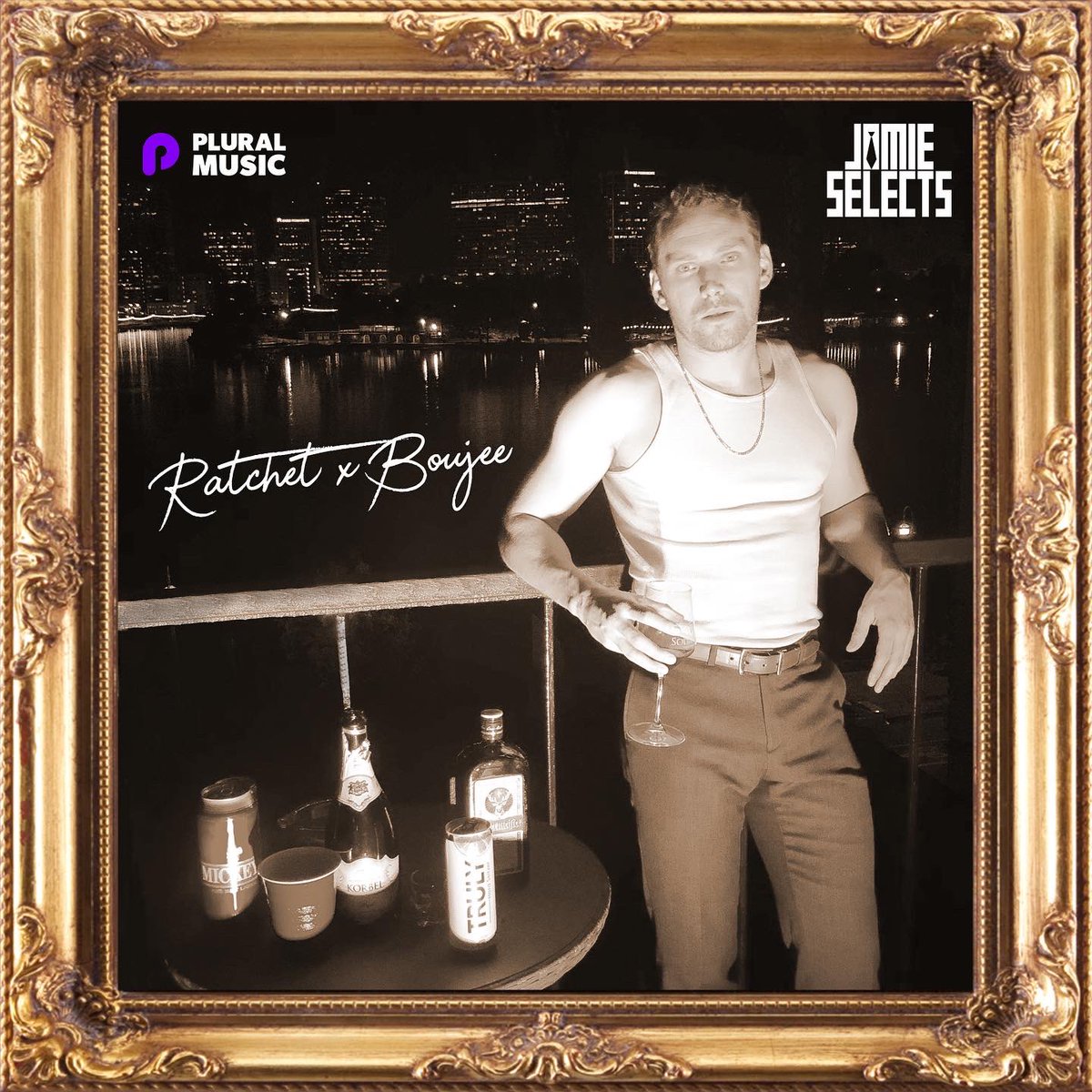 gr3atfulred's tweet photo. Ratchet &amp; Boujee 🔧🥃 | My best friend @jamie_selects wanted me to help him create the art for his DJ mixtape. We shot this in our apartment on an iPhone. I designed the cover that same night. Jamie had the vision I, just executed it. 😎🎒#photoshop #musicdesign https://t.co/MeUuB5ceRl