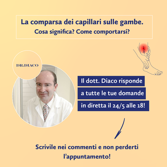 GrpServierITA's tweet photo. I #capillari sulle #gambe non sono una semplice questione estetica.
La loro comparsa può significare altro!
📅🗣️Ne parlerà domani, 24 maggio dalle ore 18.00 il
Dr. Diaco in #diretta sulla pagina Facebook di #OltreLeTueGambe !
Link➡️https://t.co/lU3E2eDkJo
#WeAreServier
@Servier https://t.co/JxhNGF7wlt