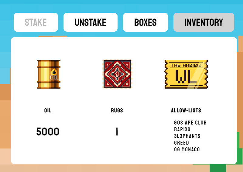 tradertom1878's tweet photo. Opened my weekly Bibiz boxes from holding my 10 Bibiz. Pulled 5 WL spots, 5k $OIL and a rug fragment BUT collect 4 rugs and you get to claim $OIL /WL spots so not completely rugged. Great work @KfishNFT @The_Habibiz @NftRamo looking forward to opening next weeks boxes already https://t.co/YXdr5nCxhk