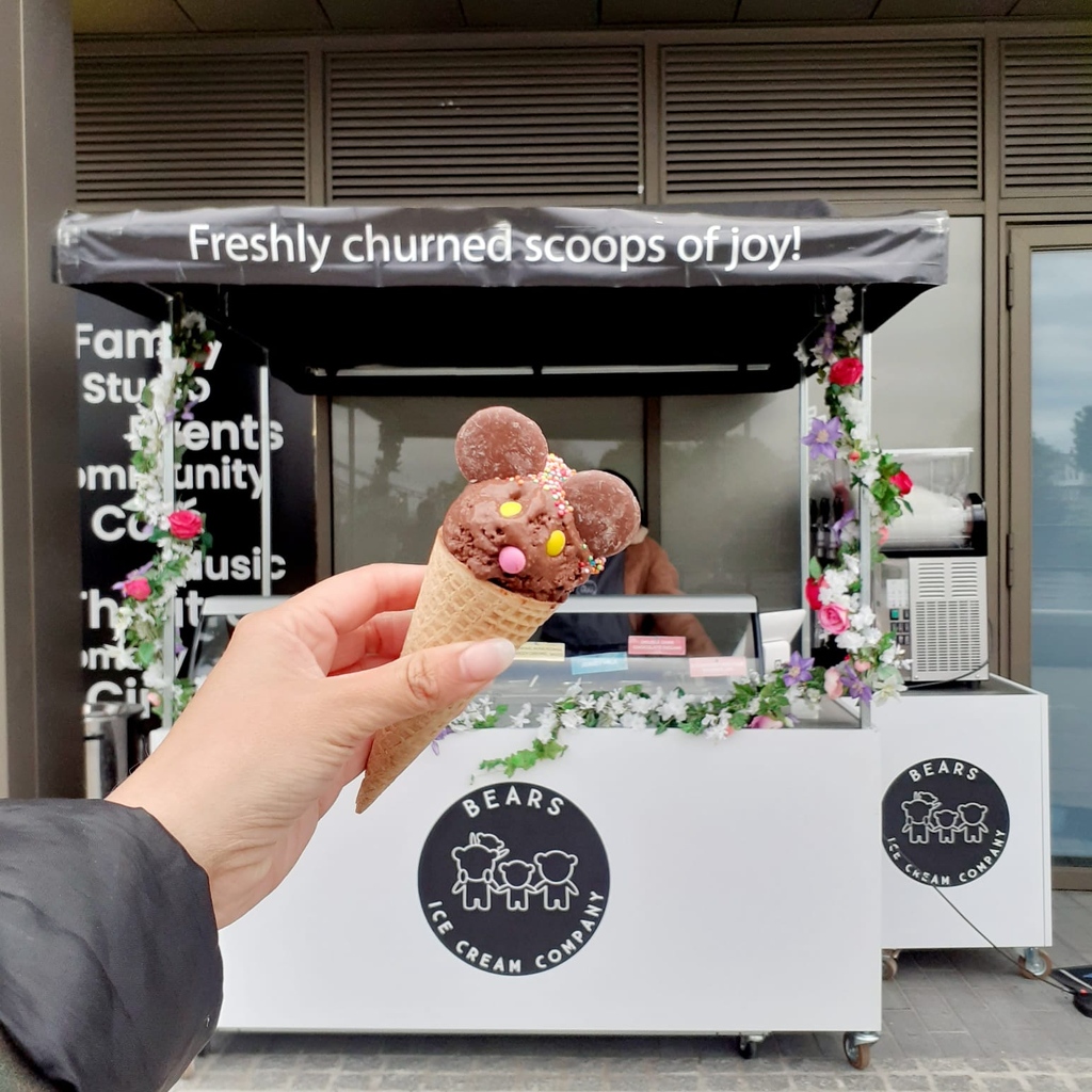 bears_icecream's tweet photo. We've missed being by the Riverside, bringing joy and happiness to every scoop! We are super excited to see all your lovely faces at Bears by the Riverside on Friday 13th May!✨
Open everyday from 1pm to 8pm✨
#Bearsicecream #creativeicecream #veganicecream https://t.co/LTtoCMiMby