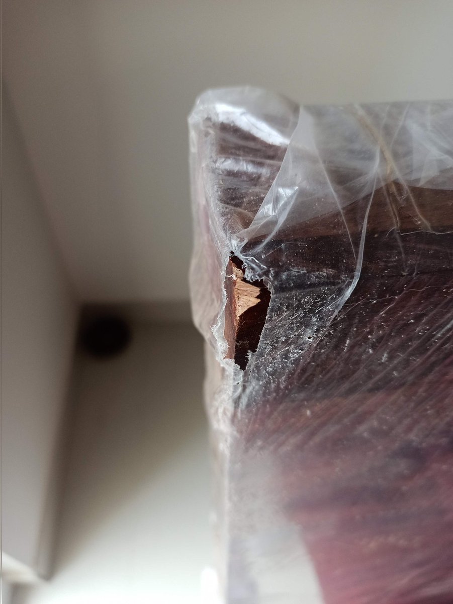 <a href="/Flipkart/">Flipkart</a> <a href="/flipkartsupport/">FlipkartSupport</a> delivered damage,wrong,bad quality product Kendalwood dining table &amp; chairs,2 different colour chairs,broken table, many cracks in chairs &amp; loose fitting, quality verified.10th may was the product pickup date but as usual nothing happened.Fake promises