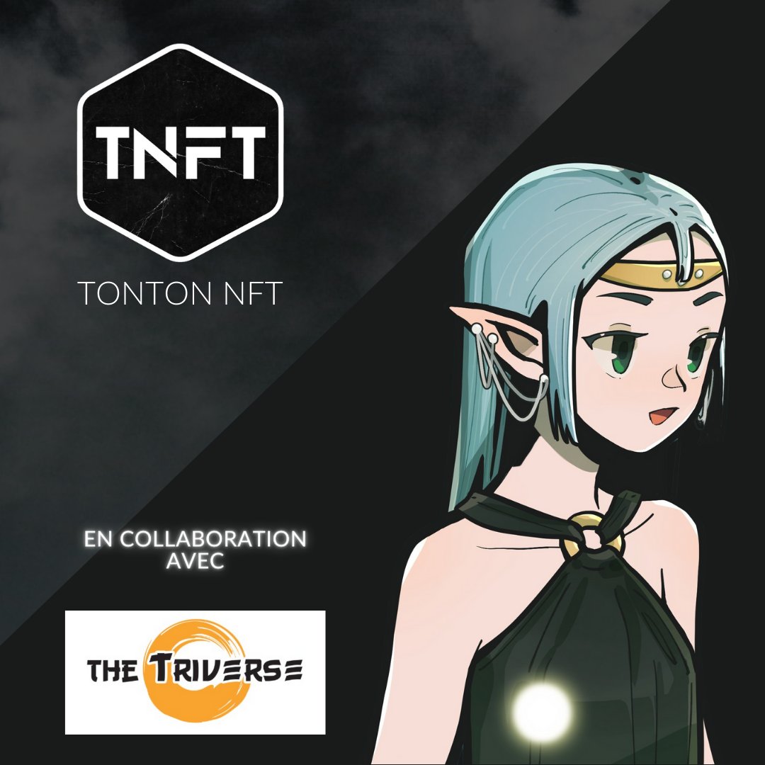 TNFT_Labs's tweet photo. TRIVERSE x TONTON

Nouvelle collab pour vous ce soir avec 
@TheTriverseNFT 

🎁 5 WL à gagner 🎁

1️⃣ Suivre 
@Tonton_Nft &amp; @TheTriverseNFT 

2️⃣ Like, RT, tague 3 amis et donne ton # Discord

3️⃣ Rejoins notre Discord
https://t.co/T7rnhK2IkK

#NFT #NFTGiveaways #nft #nftfr https://t.co/VDSVQtrJvo