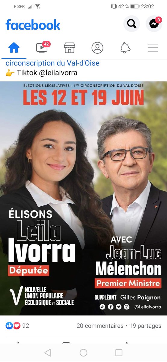 Leïla Ivorra, en plus d'être la menteuse de Tolbiac, est une tricheuse qui s'est servi de son père (prof de math) pour tricher lors d'un examen du bac. C'est une histoire véridique j'étais là 😂 la LFI dans toute sa splendeur ! #legislative2022