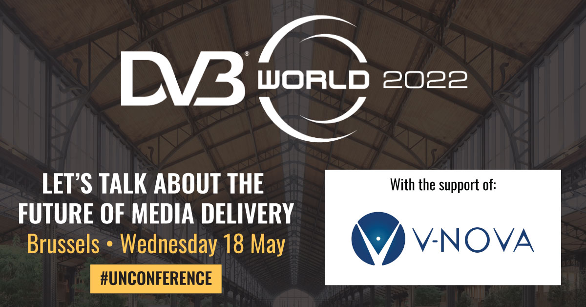 DVB_Project's tweet photo. We now have 100 participants registered for our #unconference in #Brussels.๐ฏ๐ฅณ๐พ Today is the final day to sign up as a sponsor โ your company can join @VNovaVideo and our 12 other #DVBWorld 2022 supporters. Just choose "supporter" when registering https://t.co/OBtEo05Dn0 https://t.co/JeArO6HFRC