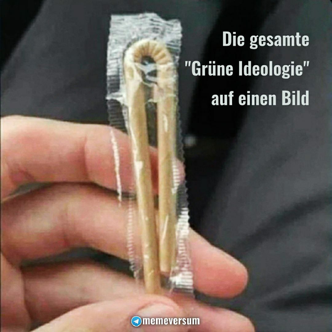 hardmanpolitics's tweet photo. Zum Glück haben wir Plastikröhrli #Plastikstrohhalme #Strohalm verboten 🙄 #GrüneSpinner https://t.co/fJMYUWDPG5