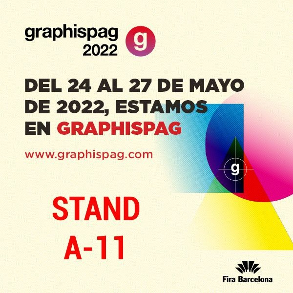 distrigraf's tweet photo. Te esperamos del 24 al 27 de mayo en #Graphispag22 (aprovechando la coincidencia de la celebración con @hispackbcn ) en el stand A-11.

Una cita ineludible para la reactivación del negocio de las artes gráficas y la comunicación visual. 

https://t.co/P9nfdxfnBN https://t.co/Jip2AfZbSl
