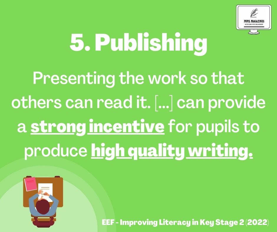 CraigMcKeeEdu's tweet photo. Why did I start Pupil Magazines? I wanted children to be excited and engaged in their writing.  I wanted to give them a real audience outside their exercise book. 

#edutwitter #education #WritingCommunity 

Publish writing free - https://t.co/RQxo7FGPkf https://t.co/xRHOkY7LLu