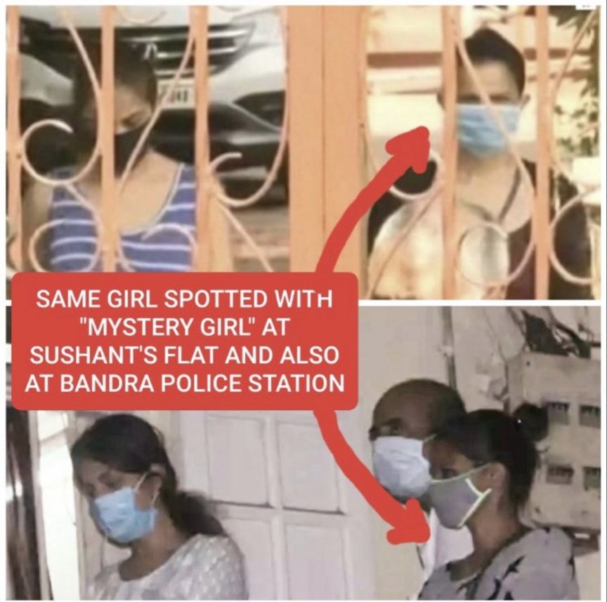 Tamiapt's tweet photo. Plus how does Farhan Akhtar's wife shibani dandekar happen to know this girl? 
Why was she present at crime scene? Freely allowed by mumbai police.

Who Present At SSR Crime Scene https://t.co/930ZcL9gRN