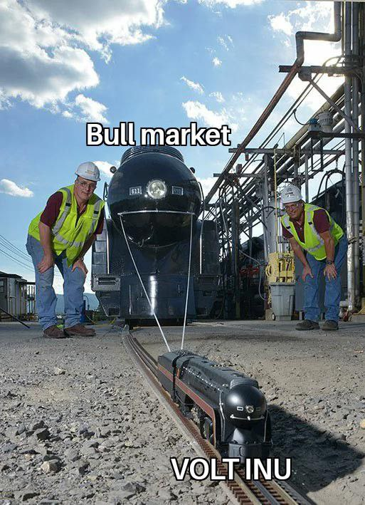 The #VOLT train won't be at the station forever 🚂⚡️⚡️

#VOLTINU $VOLT #VOLTARMY