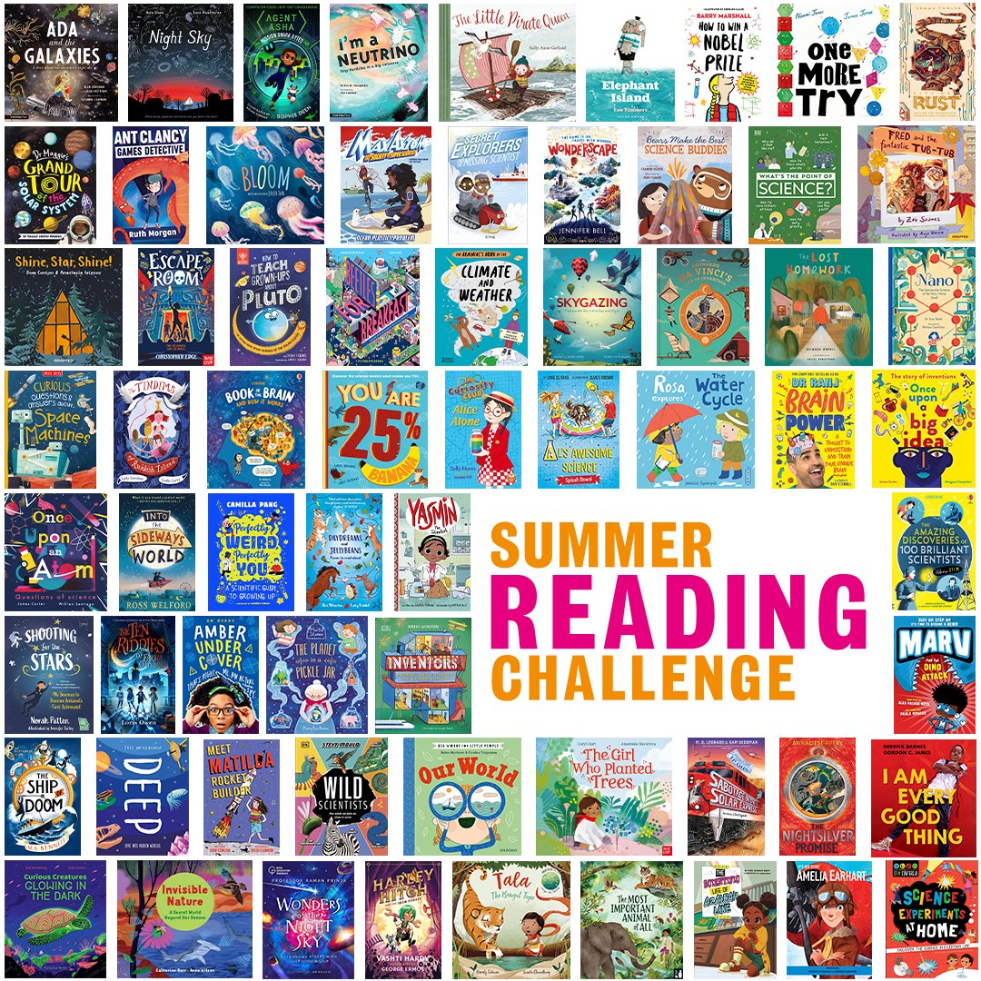 This year’s #SummerReadingChallenge from @readingagency is all about SCIENCE/INNOVATION and I’m delighted that #ONCEUPONABIGIDEA A N D #ONCEUPONANATOM are part of the 2022 collection!  
Explore the full list and find out how children can get involved 👉 
readingagency.org.uk/children/news/…