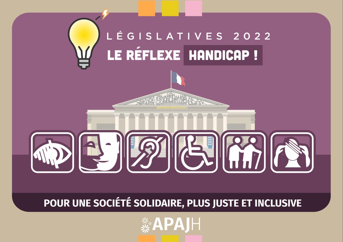 Apajh37's tweet photo. I #Legislatives2022 I A l’approche des élections #Legislatives2022, @Apajh37 interpelle les candidats républicains afin qu’ils s’engagent pour le #ReflexeHandicap
https://t.co/XlFjg8A0g6 https://t.co/CRa3oMe0oV