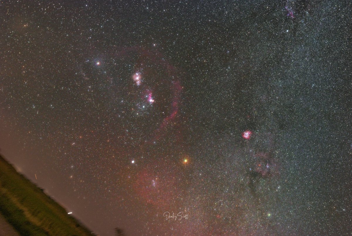 Denbyscott1's tweet photo. goodnight orion
Imaged with the Canon 90D and Skywatcher Star adventurer 2i
A couple hours worth of exposure went into this, the foreground and horizon meant there was a harsh gradient but I was able to cover it up😁 Hope you enjoy
#Astrophotography #astronomy #newzealand #space https://t.co/gbH1xwCUGk
