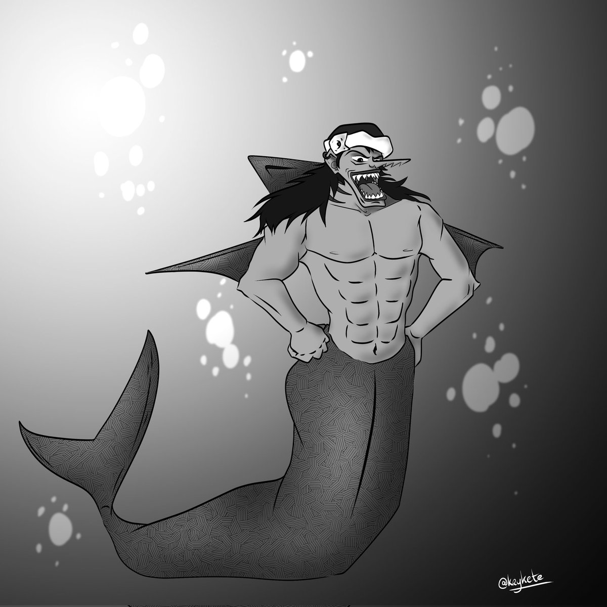 krykete42's tweet photo. Jour 11 😊 Requin ! L'occasion de faire un petit Fanart ! 😘

#onepiece #arlong #requin #mermay #mermay2022 #illustration #dessinnumerique #dessin #draw #drawing #krykete #creation #shark
https://t.co/WEjQLAd8BY https://t.co/8Th04TDmnK