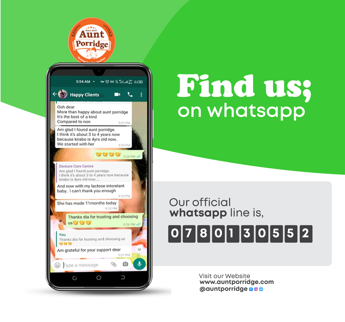 AuntPorridge's tweet image. You can connect with us on our whatsapp and order for your porridge via 0780130552 for a quick service.
#auntporridge #shareabowl #eathealthy #compositeflour