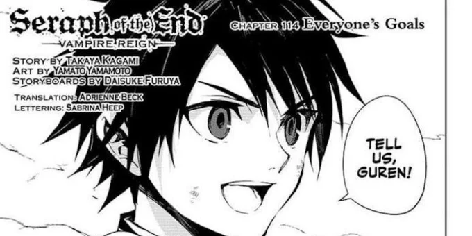 #seraphoftheend chapter 114 thread 