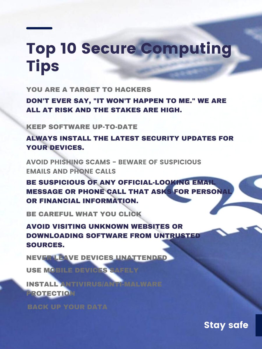 metropolitan6's tweet image. #computingtips #computing #hackers #safety #securitysolutions #securityservices #staysafe