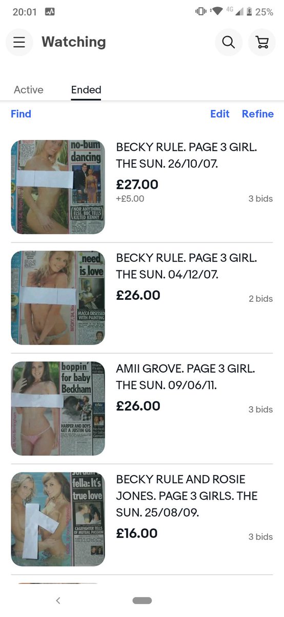 PageThree4's tweet photo. @Page3Classics Interesting to note that mid-2000s and early 2010s Page 3's are now commanding the prices that 80s/90s P3s cost #eBaywatch https://t.co/n5N8kL4NJ0