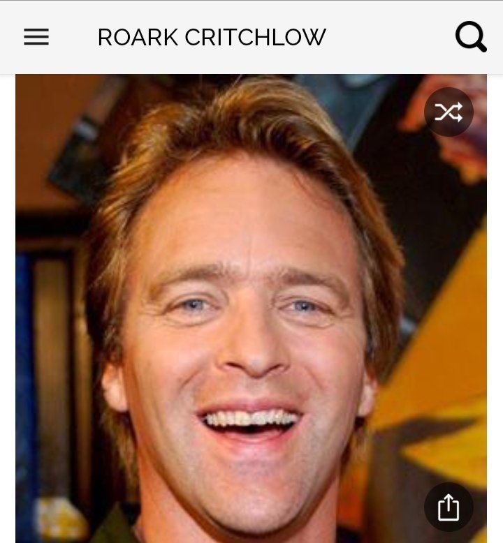 Happy birthday to this great actor.  Happy birthday to Roark Critchlow 